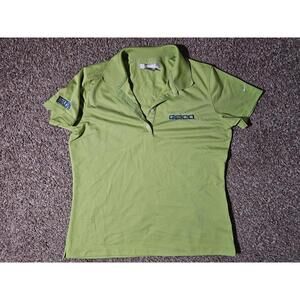 Nike Golf Green Polo Shirt Fit Dry Women Size M(8-10)